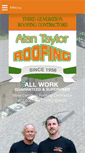 Mobile Screenshot of alantaylorroofing.com